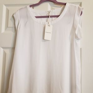 White Blouse NWT Sz M